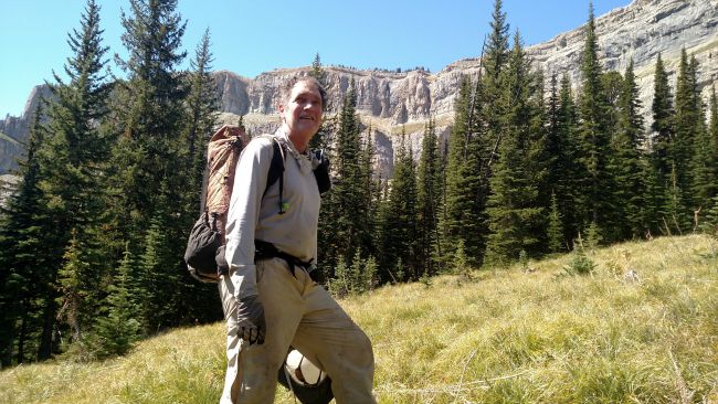 The Chinese Wall (continental divide) in the Bob Marshall